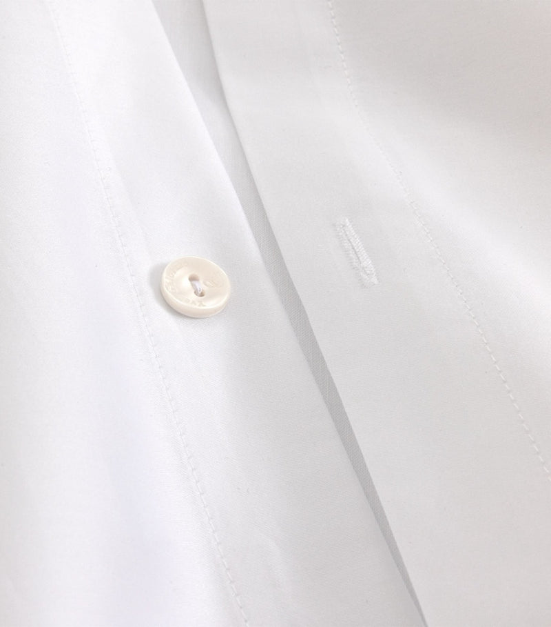 Yves Delorme double duvet cover in organic cotton sateen with scalloped trims, 200cm x 200cm (British brand)