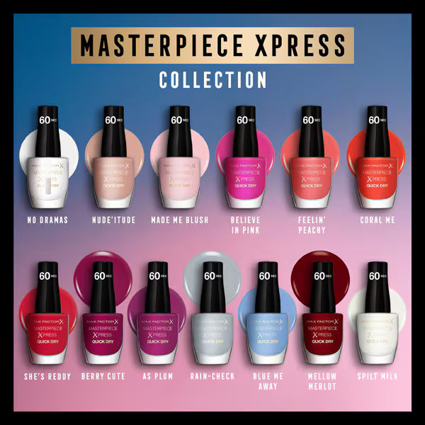 Max Factor Rose All Day nail polish 8ml, imported from the UK