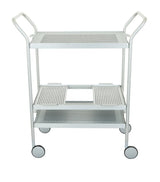 Kaymet Two-Tier Aluminium Serving Trolley