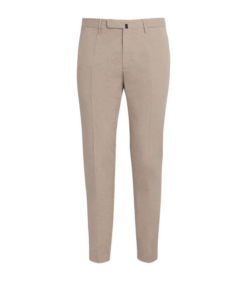 Cashmere and Cotton Blend Sweatpants with Turned-Up Cuffs and Pockets