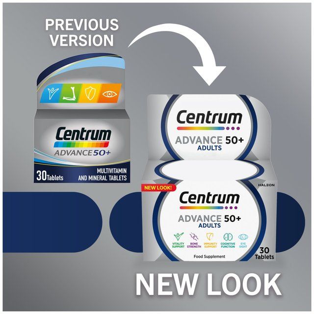 Centrum Advance 50+ Multivitamins & Minerals Tablets 30 per pack