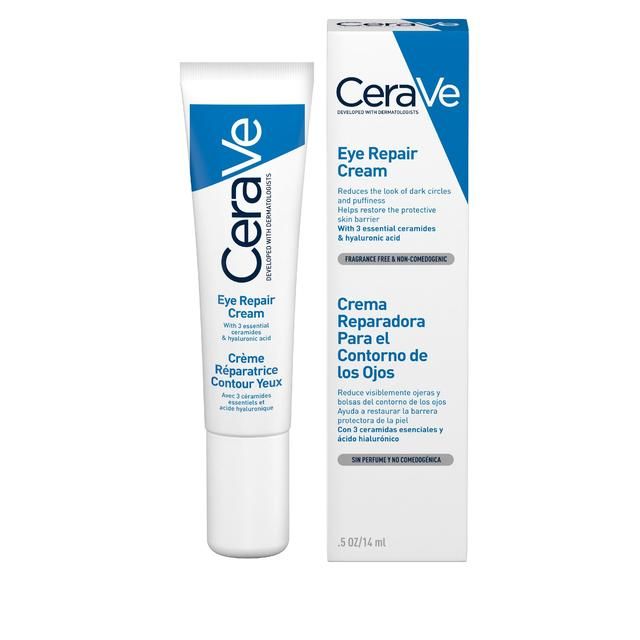 CeraVe Eye Repair Cream with Ceramides for Dark Circles & Puffiness 14ml