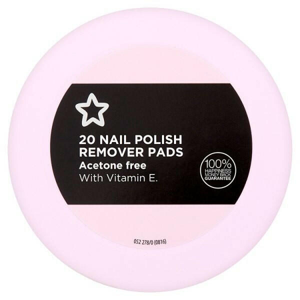 Superdrug Nail Polish Remover Pads Vitamin E GOODS Superdrug