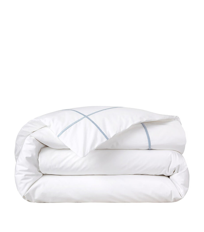 Yves Delorme double duvet cover Athena Celeste 200cm x 200cm (British brand)