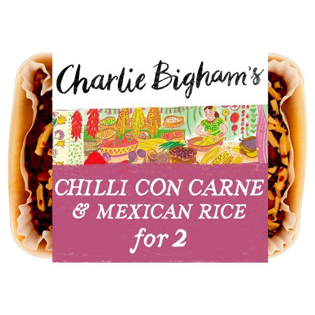 Charlie Bigham's Chilli Con Carne & Mexican Rice for 2 840g