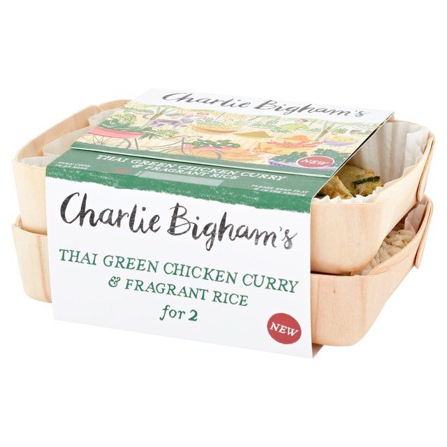 Charlie Bigham's Thai Green Chicken Curry with Rice for 2 805g