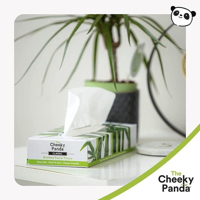 Cheeky Panda Natural Bamboo Facial Tissue 80 per pack