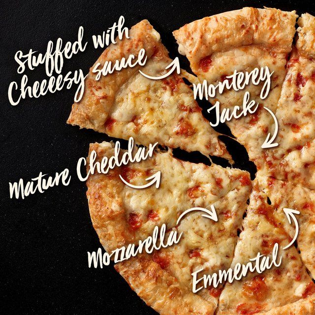 Chicago Town Takeaway Cheesy Stuffed Crust Cheese Large Pizza 630g