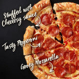 Chicago Town Takeaway Cheesy Stuffed Crust Pepperoni Large Pizza 640g
