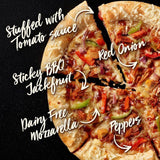 Chicago Town Takeaway Vegan Stuffed Crust Sticky BBQ Jackfruit Medium Pizza 490g