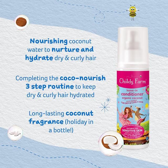 Childs Farm Kids Organic Coconut Coco-Nourish Leave in Conditioner 125ml