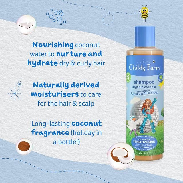 Childs Farm Kids Organic Coconut Coco-Nourish Shampoo 250ml