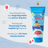 Childs Farm Miracle Moisturiser Wet Skin Raspberry 200ml