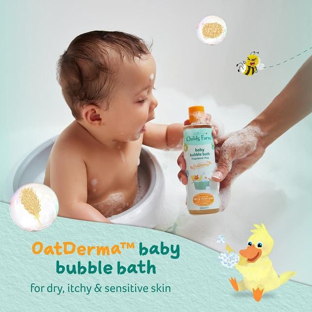 Childs Farm OatDerma Unfragranced Baby Bubble Bath 250ml