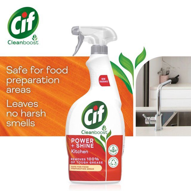 Cif Power & Shine Kitchen Spray 700ml