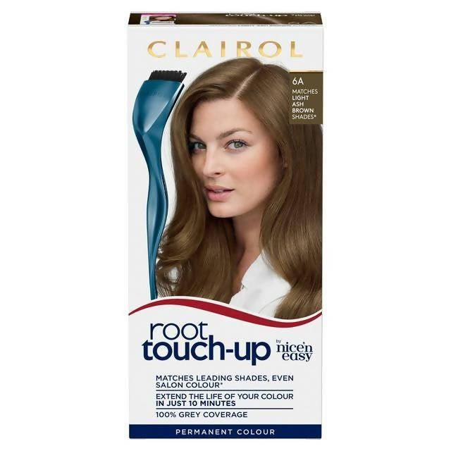 Clairol Nice'n Easy Root Touch-Up Hair Dye Light Ash Brown 6A