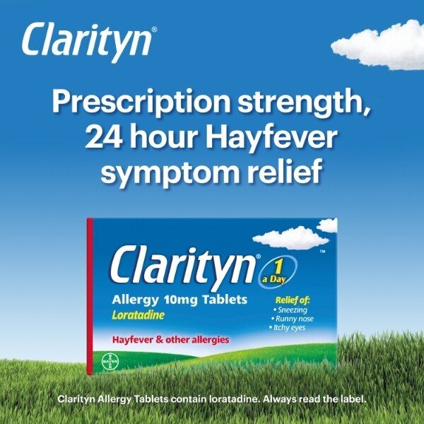 Clarityn Allergy & Hayfever Prescription Strength 30 Tablets