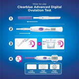 Clearblue Advanced Digital Ovulation Test Dual Hormone 10 per pack