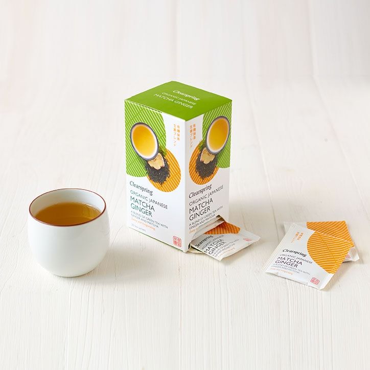 Clearspring Organic Japanese Matcha Turmeric, Green Tea 20 Tea Bags