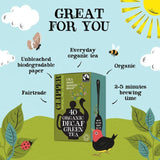Clipper Organic & Fairtrade Decaffeinated Green Tea 40 per pack