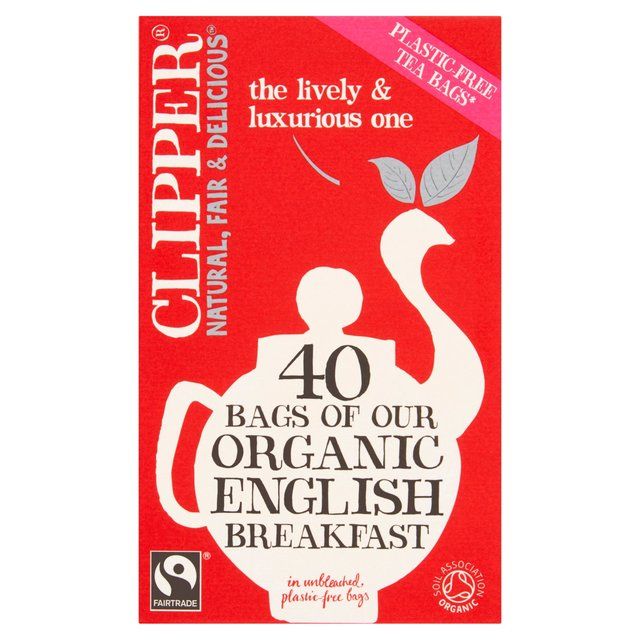 Clipper Organic & Fairtrade English Breakfast Tea 40 per pack