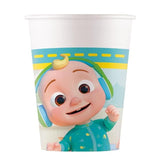 CoComelon Paper Party Cups 8 per pack