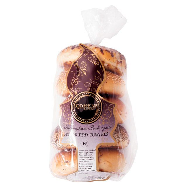 Cohens Bakery Handmade Artisan Assorted Bagels 5 per pack