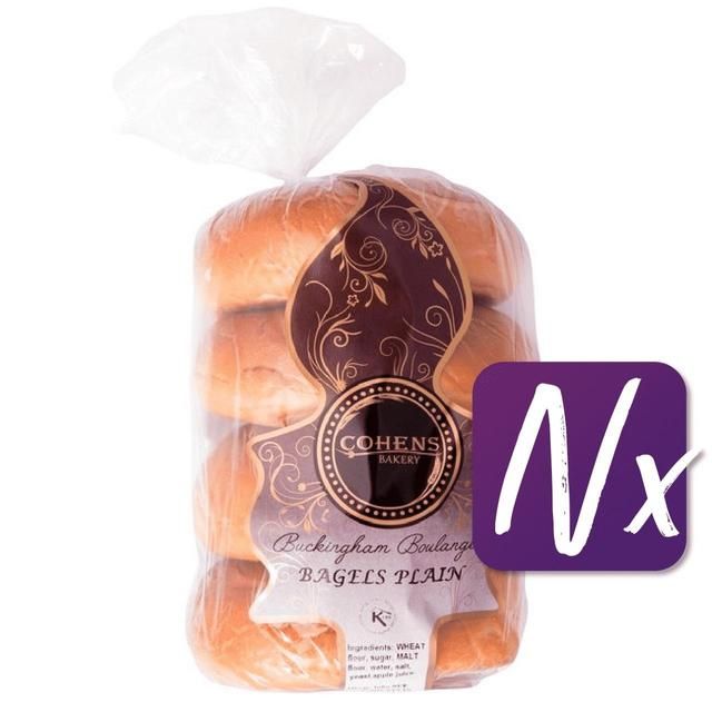Cohens Bakery Handmade Artisan Bagels 4 per pack