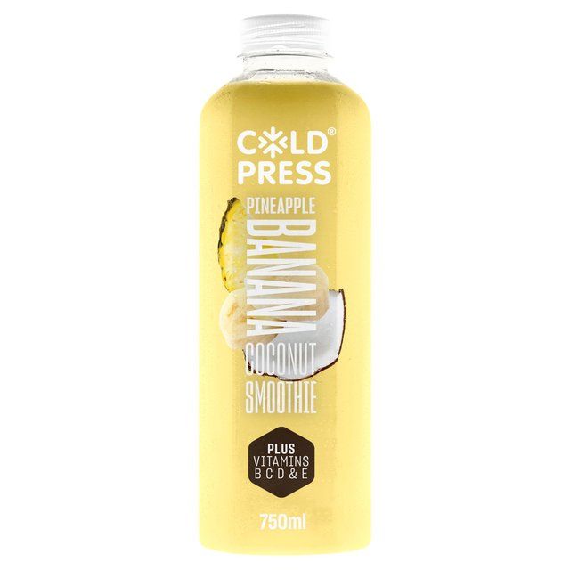 Coldpress Pineapple Banana Coconut Smoothie Plus Vitamins 750ml