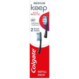 Colgate Keep Max White Toothbrush Replacement Heads 2 per pack