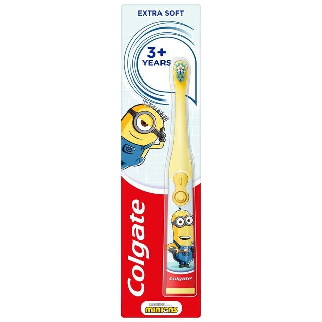 Colgate Kids Minions Extra Soft Battery Toothbrush 3+ Years