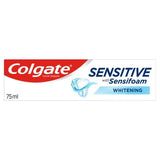 Colgate Sensitive with Sensifoam Whitening Toothpaste 75ml