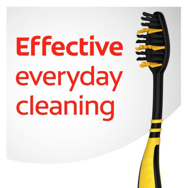 Colgate ZigZag Black Medium Toothbrush 3 per pack