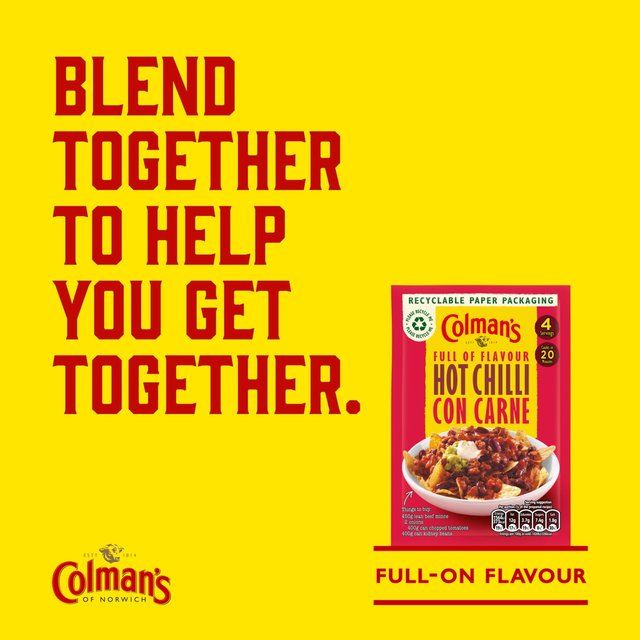 Colman's Hot Chilli Con Carne Recipe Mix 37g