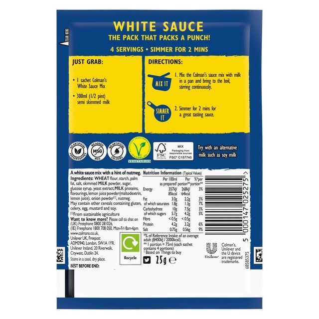 Colman's White Sauce 25g