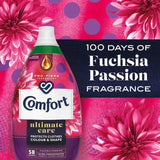 Comfort Intense Ultra Concentrated Fabric Conditioner Fuchsia 58 Wash 870ml