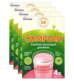 Complan Strawberry Flavour Nutritional Drink - 4 packs (16 x 55g sachets)