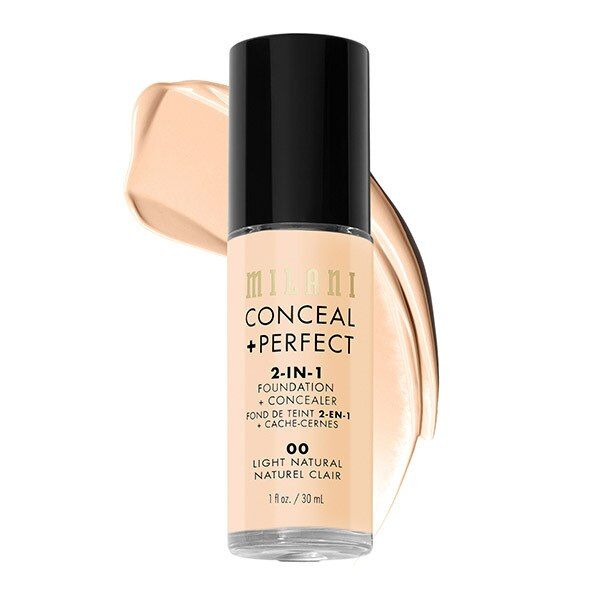 Conceal + Perfect 2 in 1 Foundation 0A1 Alabaster 30ml Light Natural