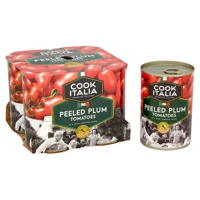Cook Italia Peeled Plum Tomatoes 4 x 400g