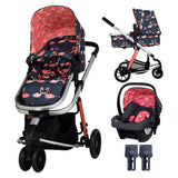Cosatto Giggle 2 in 1 Bundle Travel System With Car Seat Pretty Flamingo