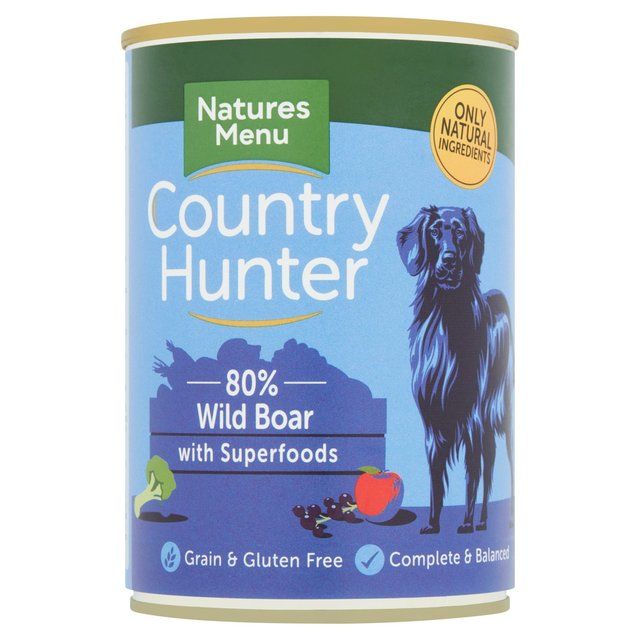 Country Hunter 80% Wild Boar with Superfoods Wet Dog Food 400g