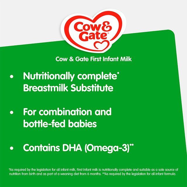 Cow & Gate 1 First Baby Milk Formula Liquid Starter Pack from Birth 6 x 70ml