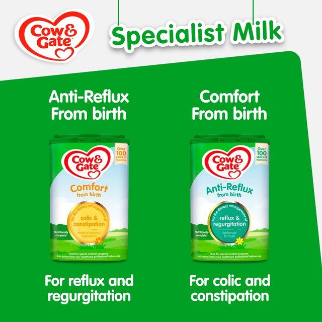 Cow & Gate Anti-Reflux Baby Milk Formula Powder from Birth to 12 Months 800g