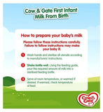 Cow & Gate First Infant Milk Starter Pack from Birth 6 x 70ml