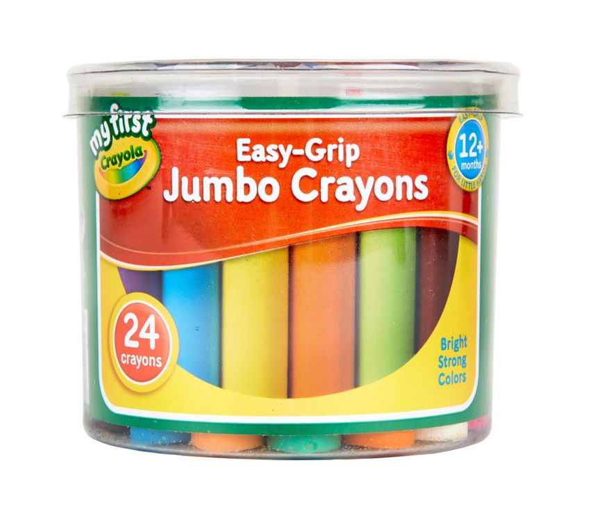 Crayola Easy-Grip Jumbo Crayons 12 Months +