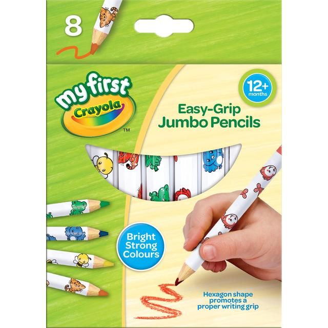 Crayola My First Crayola Jumbo Decorated Pencils 8 per pack