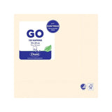 Cream Compostable Paper Napkins 125 per pack