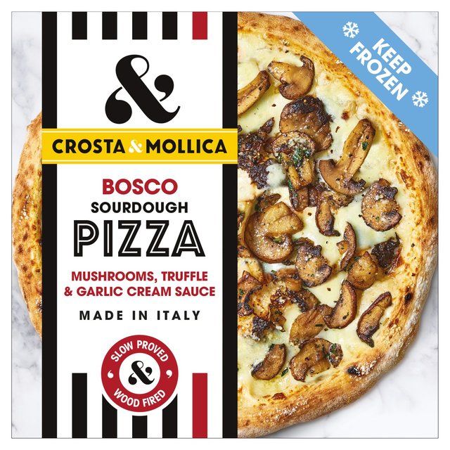Crosta & Mollica Bosco Sourdough Pizza with Truffle & Mushrooms 443g
