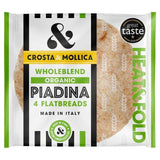 Crosta & Mollica Organic Piadina Flatbreads Wholeblend 300g