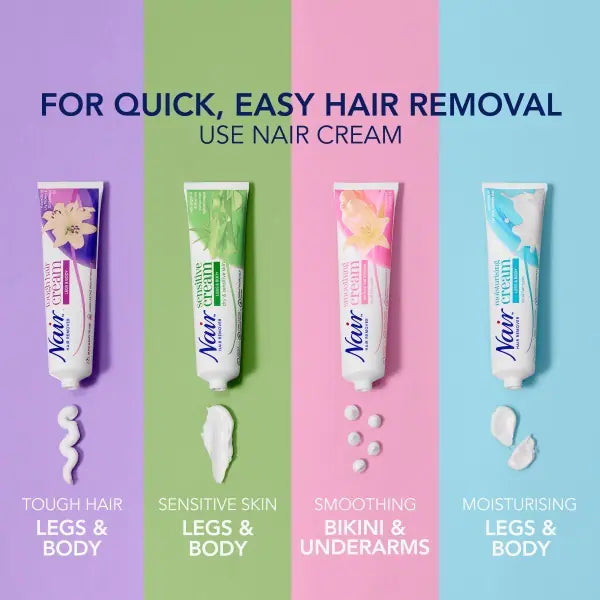 Nair Tough Hair Hair Removal Cream 90ml, imported from the UK